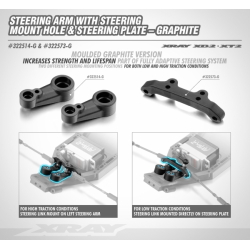 COMPOSITE STEERING ARM WITH...