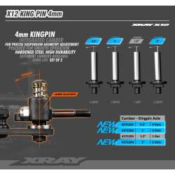 X12 Kingpin 4mm - 0.5° (2)