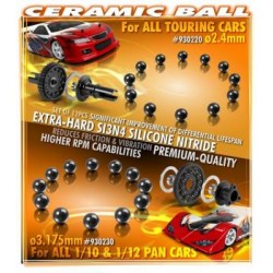 CERAMIC BALL 2.4MM (12)