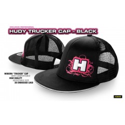 HUDY TRUCKER CAP - BLACK