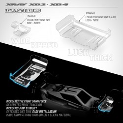 LEXAN FRONT WING - WIDE -...