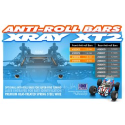 XT2 FRONT ANTI-ROLL BAR 1.8 MM